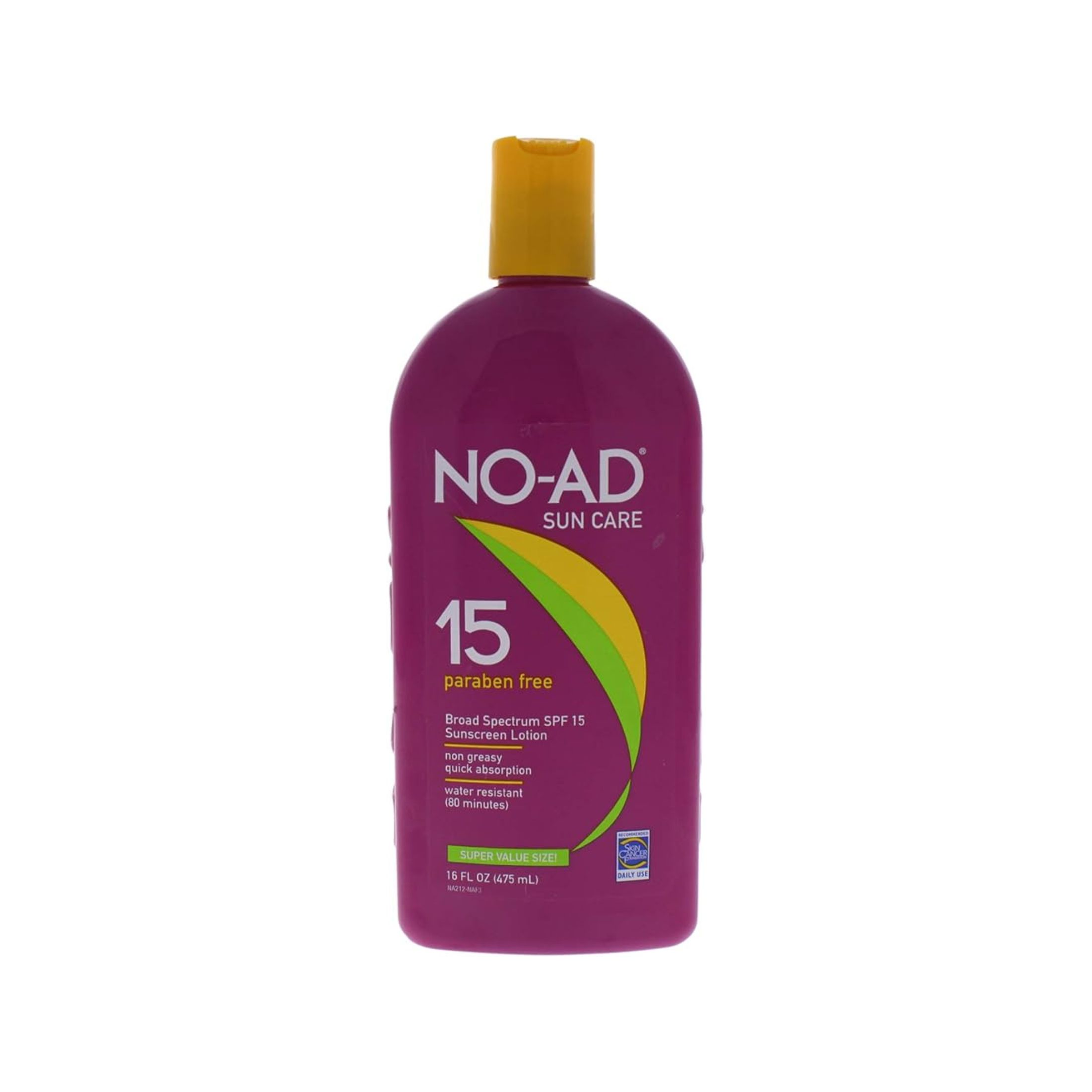 No Ad Sunscreen, Lotion, Broad Spectrum SPF 15, Super Value Size