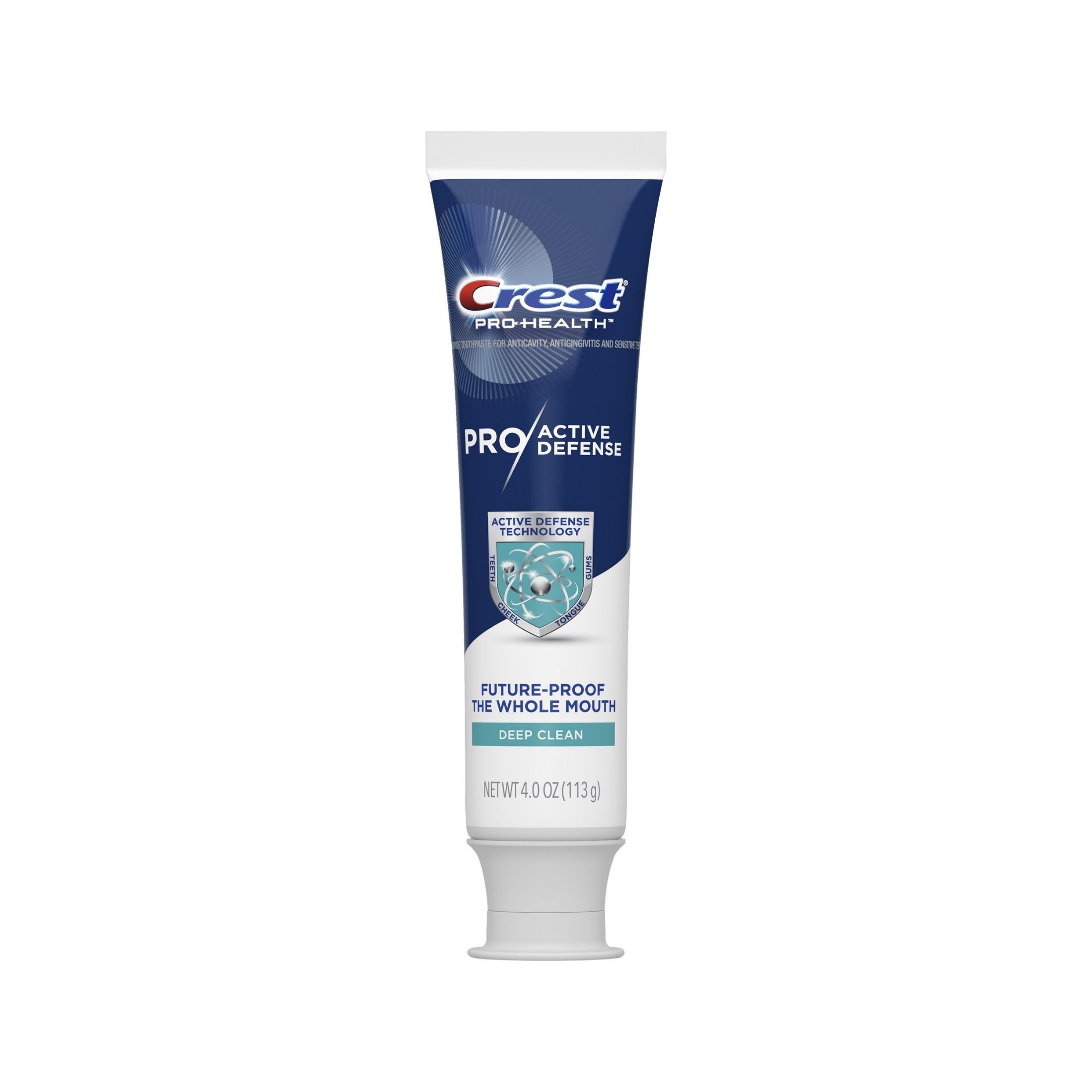 Crest Toothpaste, Fluoride, Pro Active Defense, Deep Clean 4 Oz