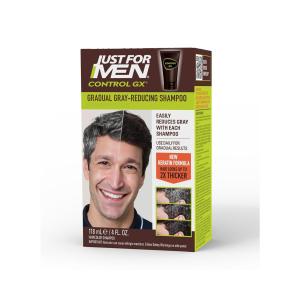 Just For Men Control GX Grey Reducing Hair Color Shampoo - 4 Fl Oz