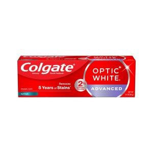 Colgate Optic White Advanced Icy Fresh Anticavity Fluoride Toothpaste, 3.2 Oz