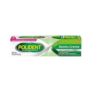 Polident Denture Cleanser Paste, Triple Mint Freshness 3.9 Oz