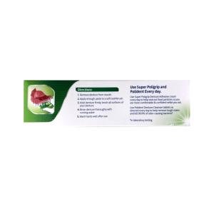 Polident Denture Cleanser Paste, Triple Mint Freshness 3.9 Oz