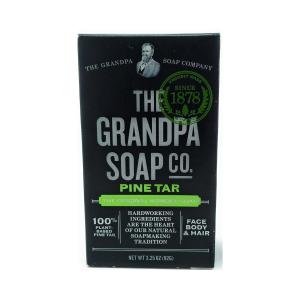 The Grandpa Soap Co. Grandpas Wonder Pine Lathers White Tar Bath Bar 3.25 Oz