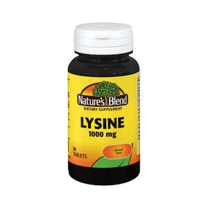 Nature's Blend Lysine, 1000 Mg, 50 Tabs