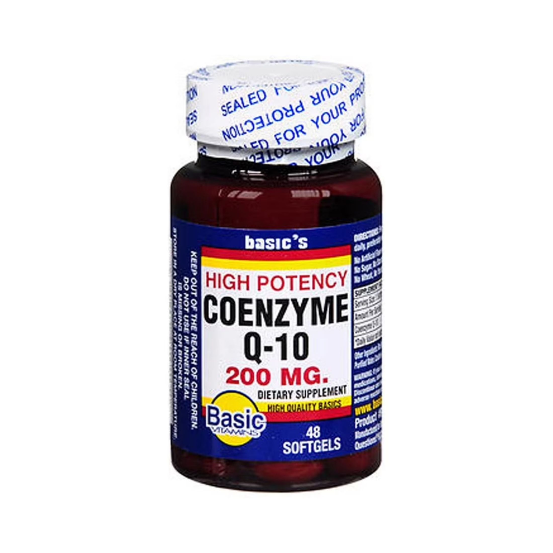 Basic Vitamins Co Enzyme Q10 100 Mg