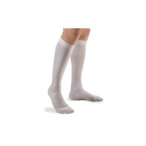Futuro Anti-Embolism Stockings Knee Length Closed Toe - Medium Regular - White