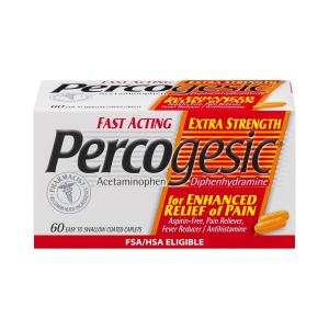 Percogesic Pain Reliever/Fever Reducer/Antihistamine Caplets