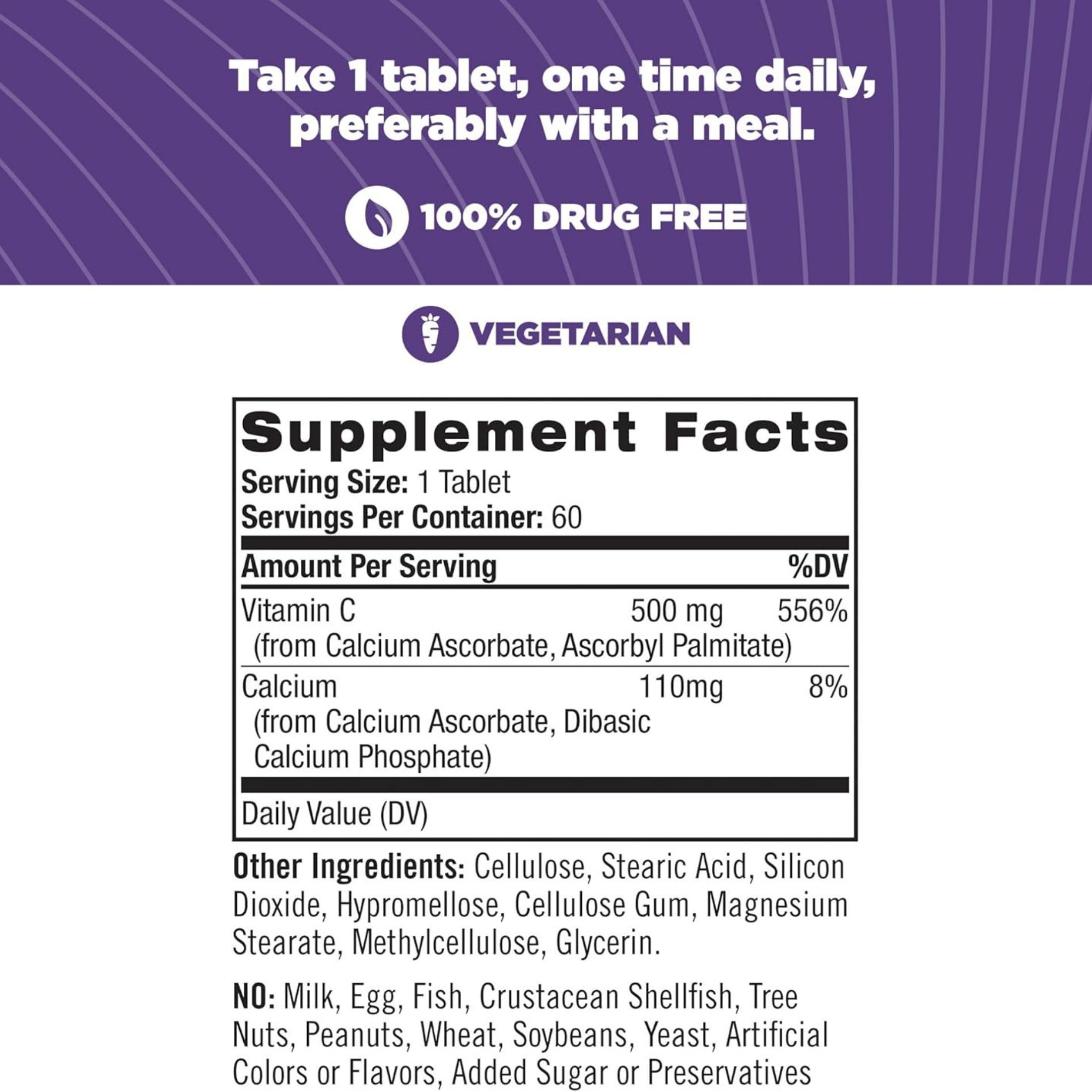 Natrol Easy-C 500 Mg, Immune Health, Tablets