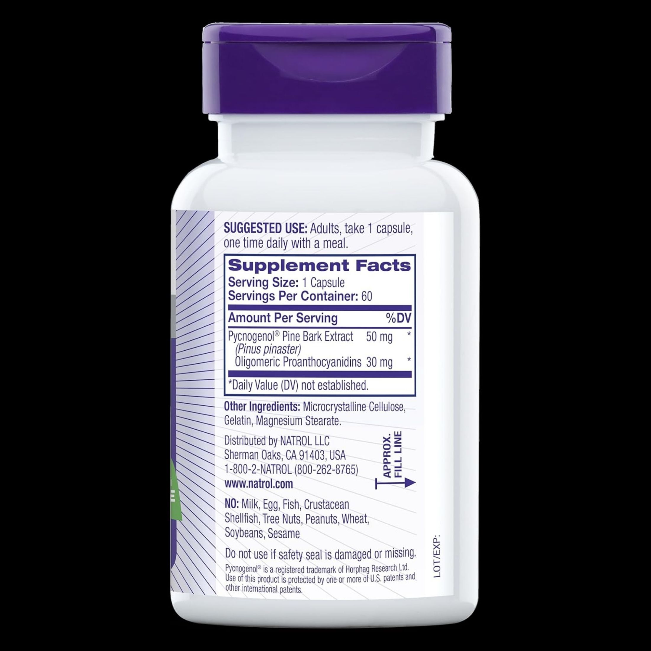 Natrol Pycnogenol, 50 Mg, 60 Capsules