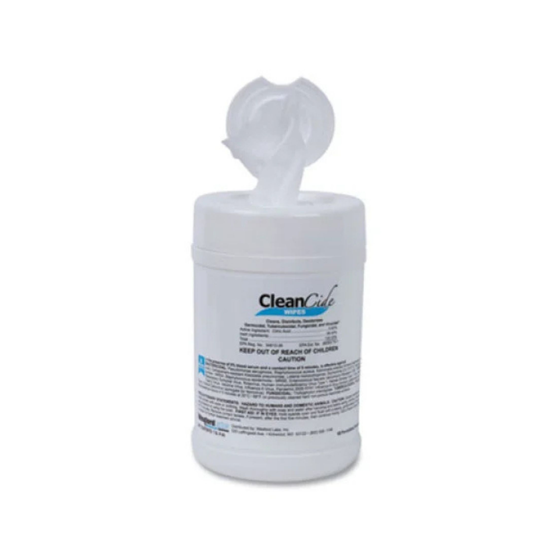 Wexford Labs CleanCide Disinfecting Wipes, 6.5 X 6, Fresh Scent, 160/Canister