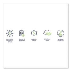 Wexford Labs CleanCide Disinfecting Wipes, 6.5 X 6, Fresh Scent, 160/Canister