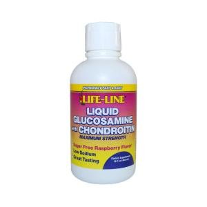Nature's Blend Life-Line Glucosamine With Chondroitin Liquid Raspberry Max Strength 16oz