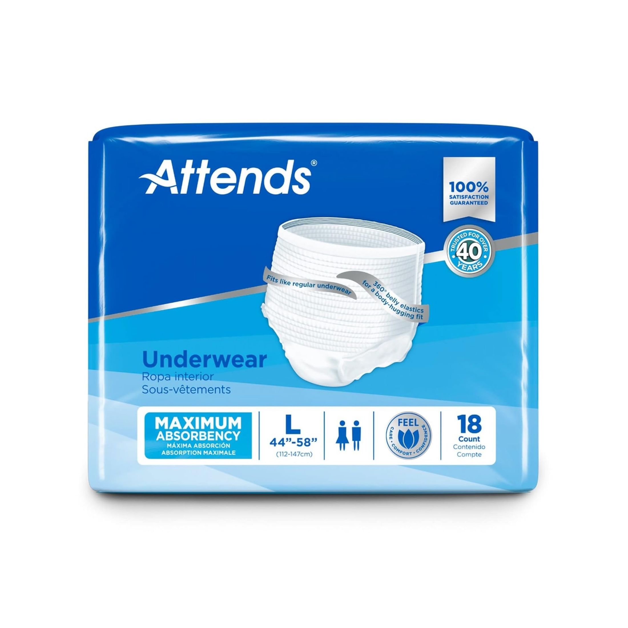 Attends Disposable Underwear, Heavy