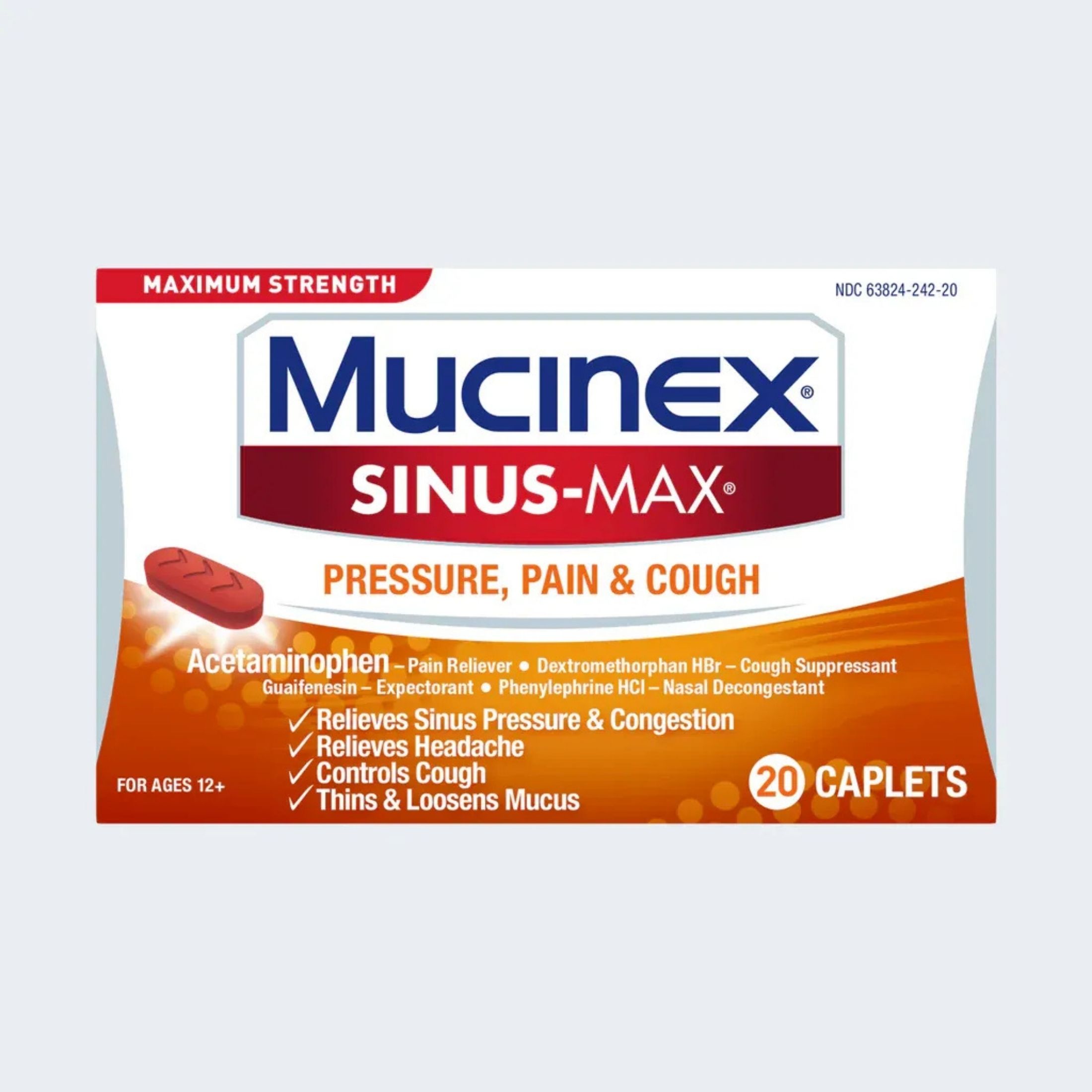 Mucinex Sinus-max Pressure & Pain Caplets
