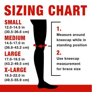 ACE Brand Knitted Knee Brace W/ Side Stabilizers, Medium