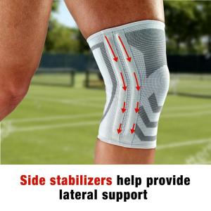 ACE Brand Knitted Knee Brace W/ Side Stabilizers, Medium
