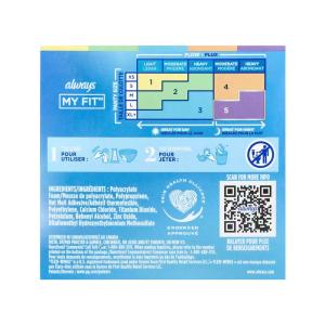 Always Infinity Flex Foam With Wings, Size 1, Regular Flow, Unscented, 18 Pads