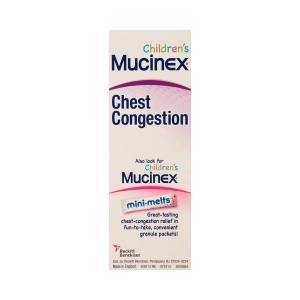 Children's Mucinex Child Expectorant Chest Congestion Liquid Grape Flavor 4 OZ