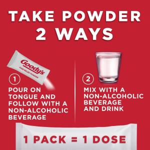 Goody's Caffeine Free Powder Stick Packs Back & Body Pain