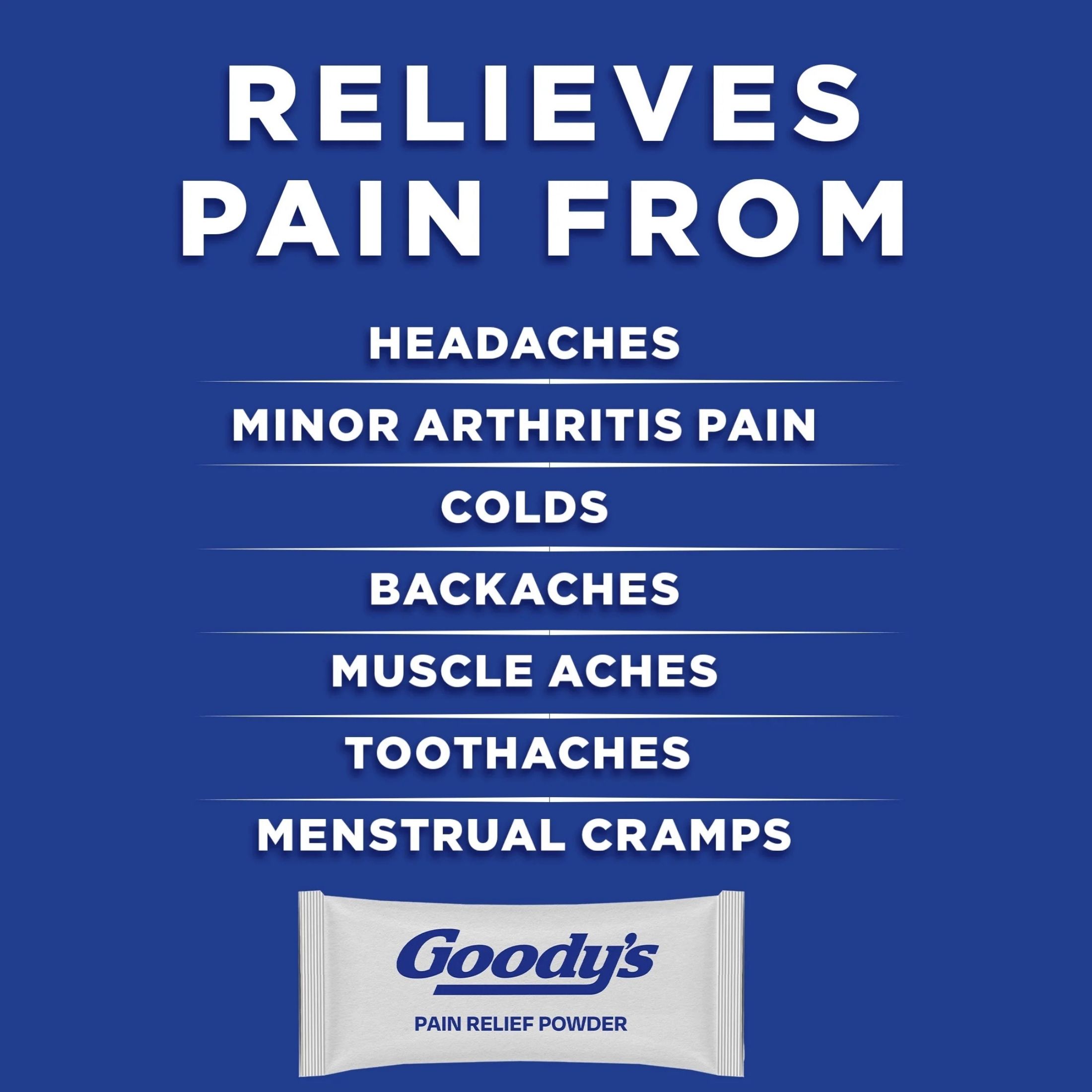 Goody's Powder Stick Packs Extra Strength Headache Powders