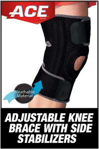 ACE Knee Brace With Dual Side Stabilizers 200290, One Size Adjustable