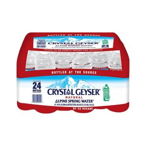 Crystal Geyser Natural Alpine Spring Water 4 Ct Tray