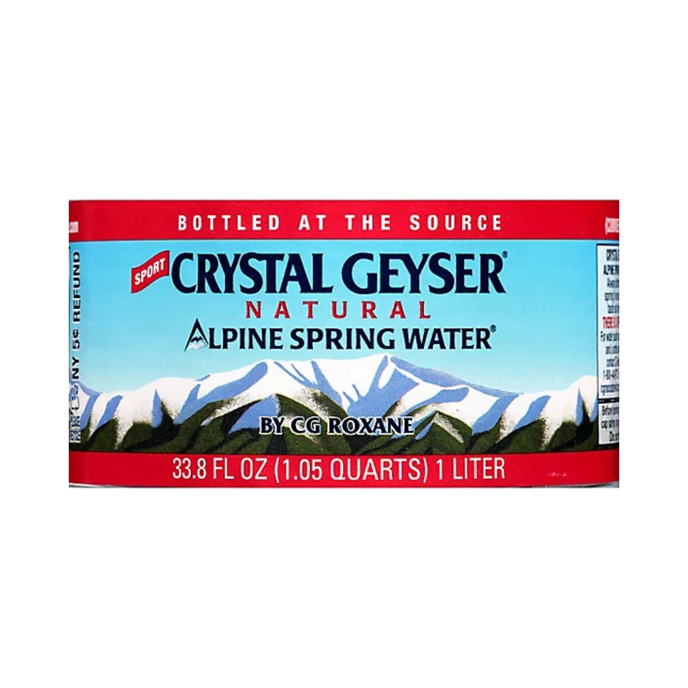 Crystal Geyser Natural Alpine Spring Water 4 Ct Tray