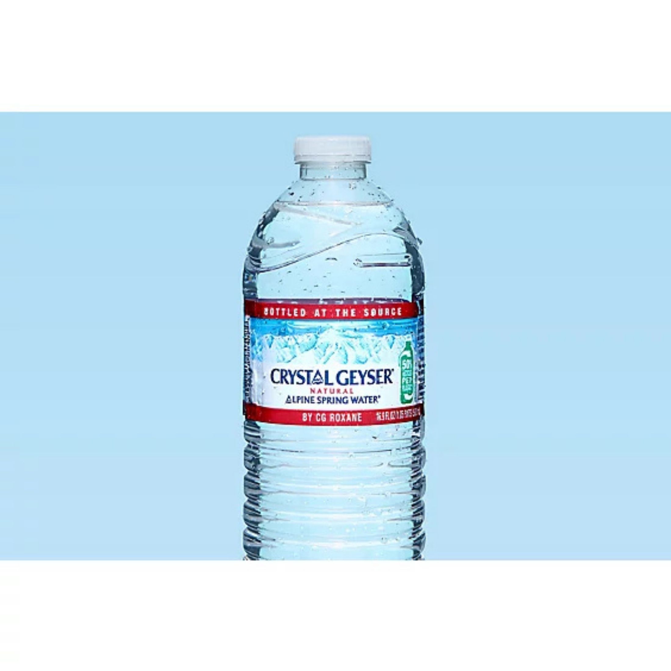 Crystal Geyser Natural Alpine Spring Water 4 Ct Tray