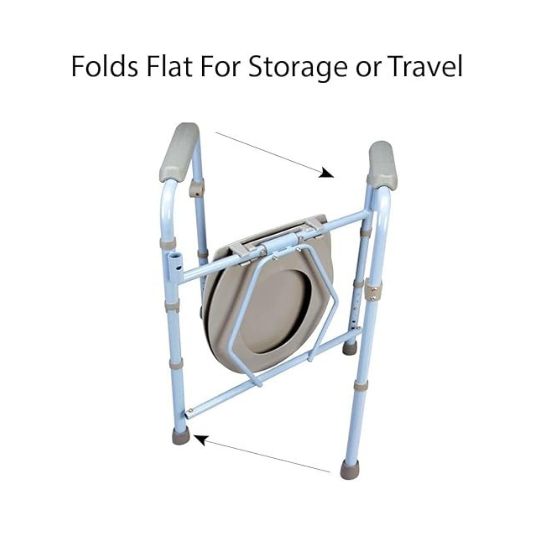 Carex Deluxe Folding Commode