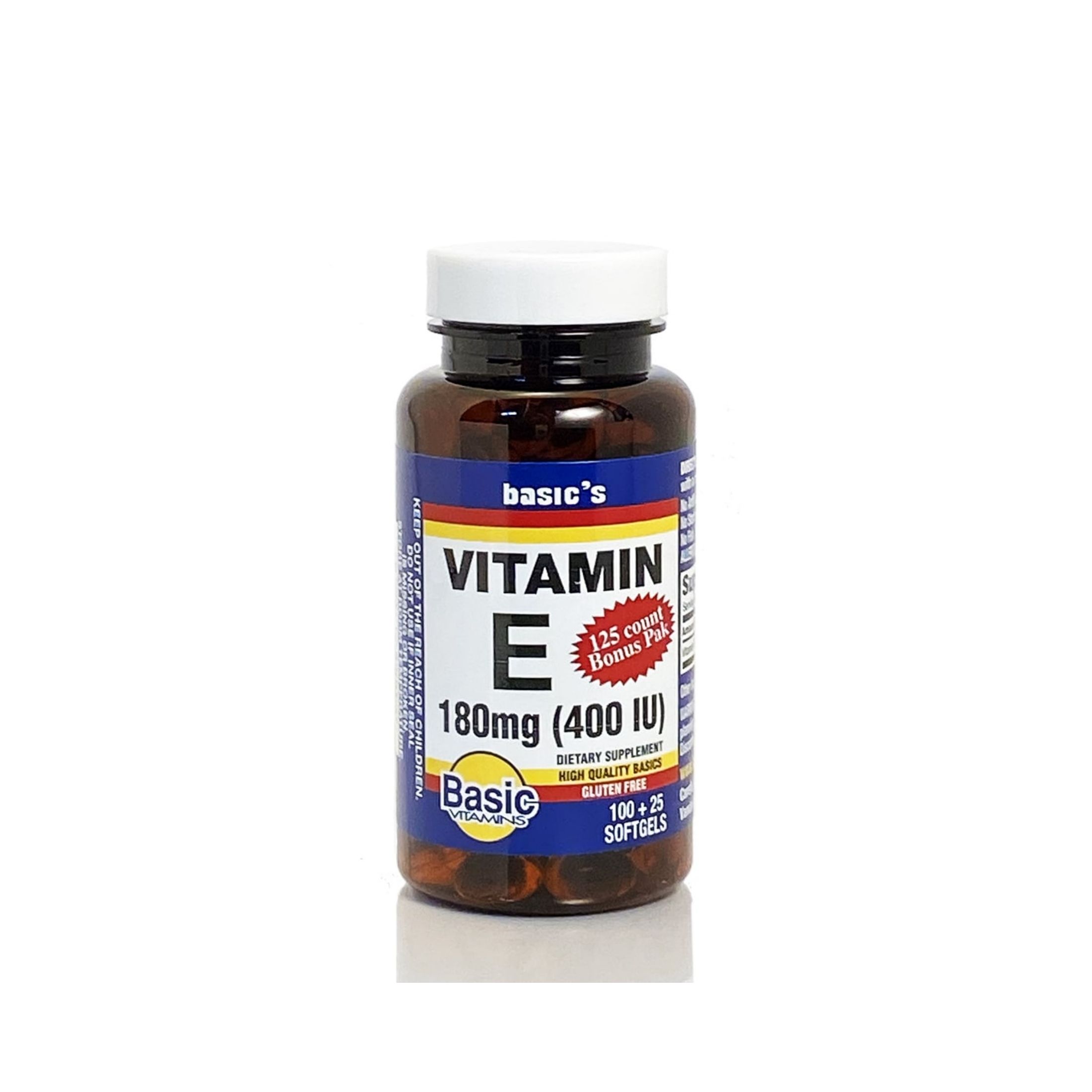 Basic Vitamins Vitamin E Softgels 400IU