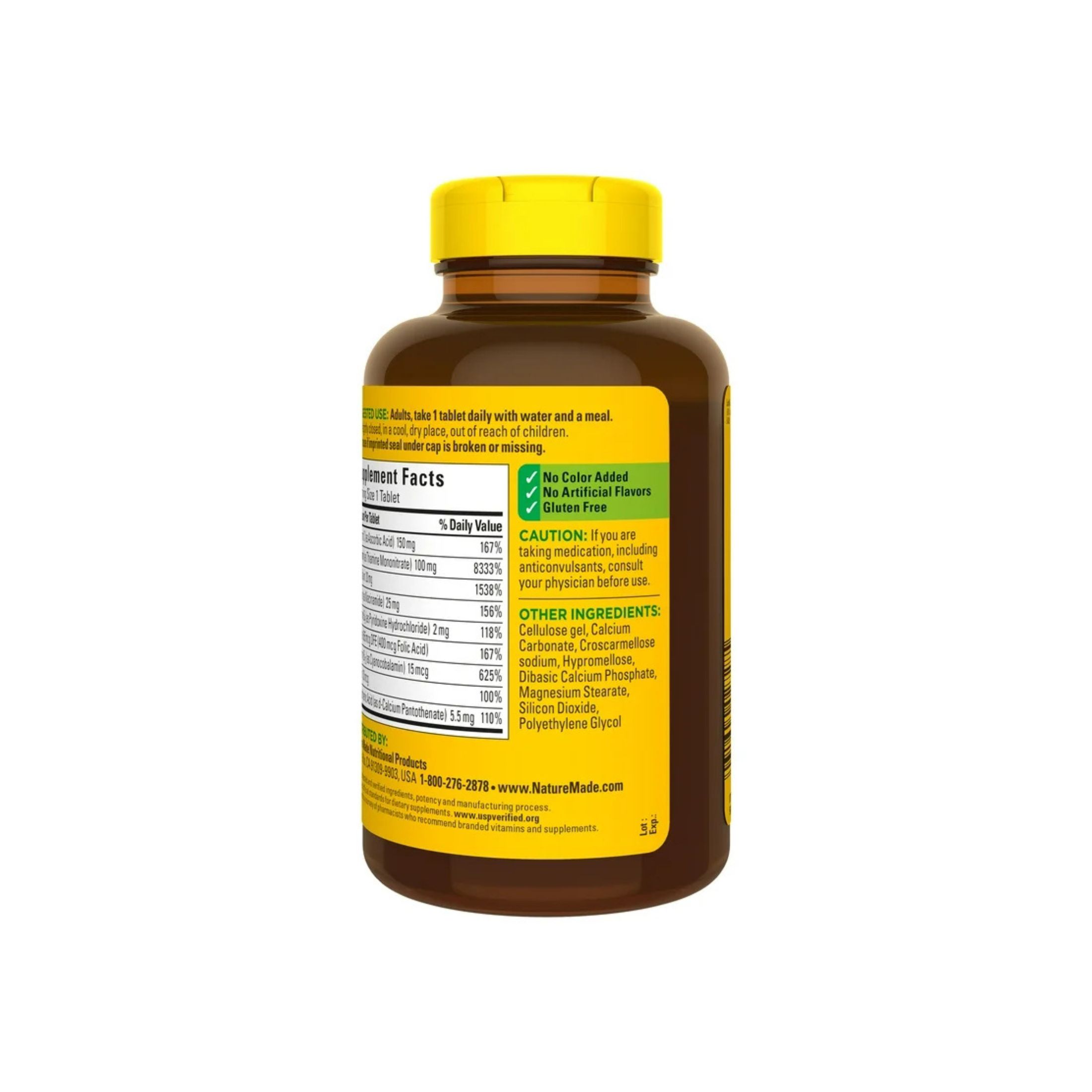 Nature Made Balanced Vitamin B-100 Complex Time Release Tablets