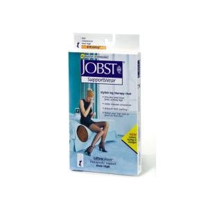 Jobst Ultrasheer Thigh Highs Stockings, 8-15 Mmhg Compression, Silky Beige, Size: X-Large