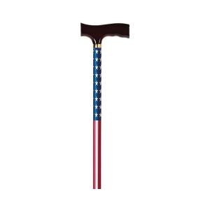 Carex Designer Derby Cane - Color: U.S Flag
