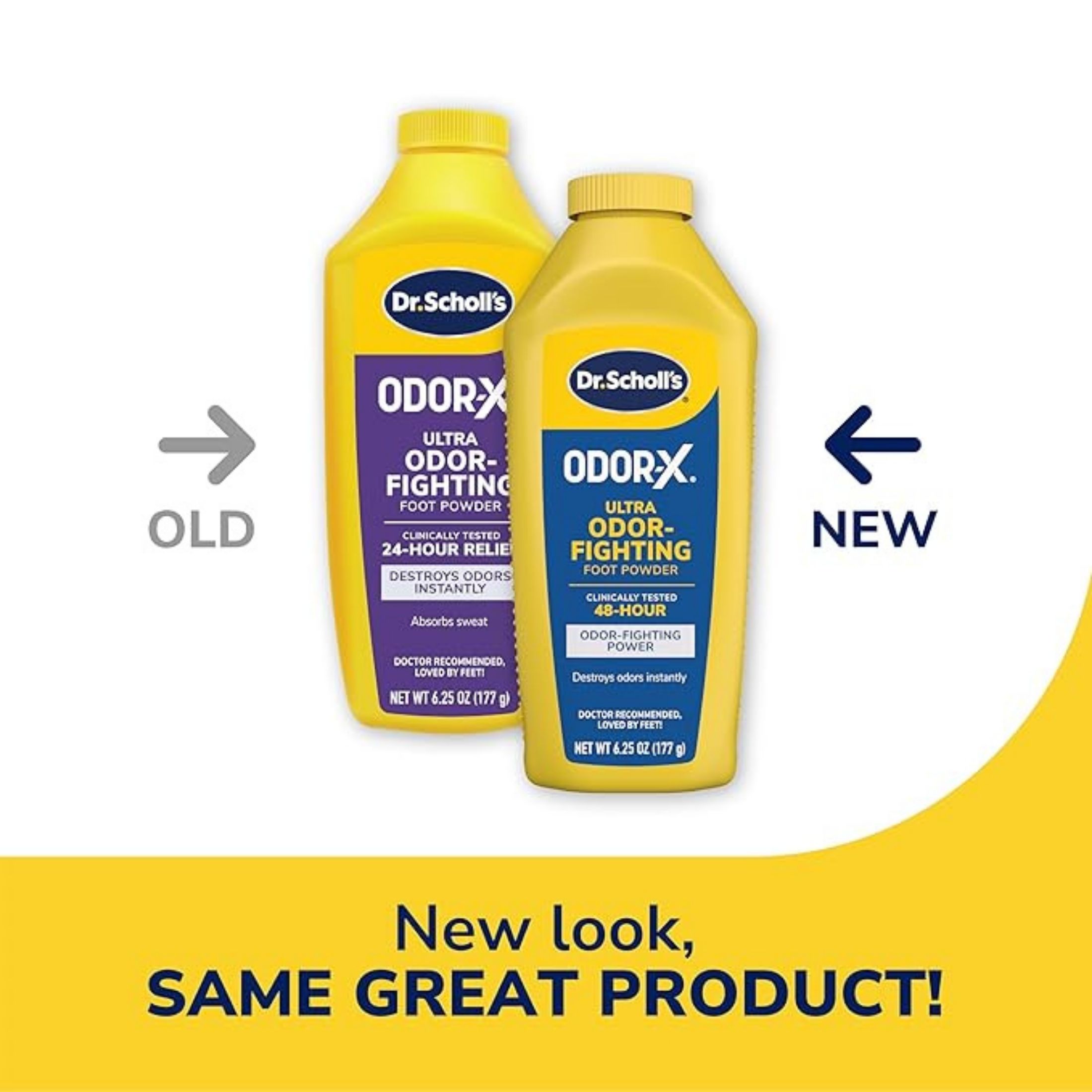 Dr. Scholl's Foot Powder, Odor Fighting, Ultra 6.25 Oz