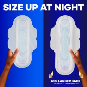 Always Pads, Ultra Thin, Without Wings, Regular, Size 1