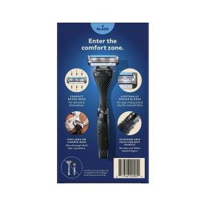 Dollar Shave Club 4-Blade Men's Razor Starter Set - 1 Handle + 2 Cartridges - 3pk