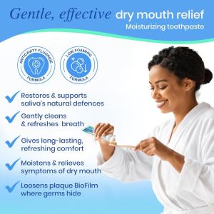 Salivea Extra Gentle Toothpaste Soothing Mint, 4.3 Oz