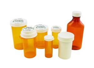 Rexam Amber Plastic Vial Precs Pak 135 X 30 Dr