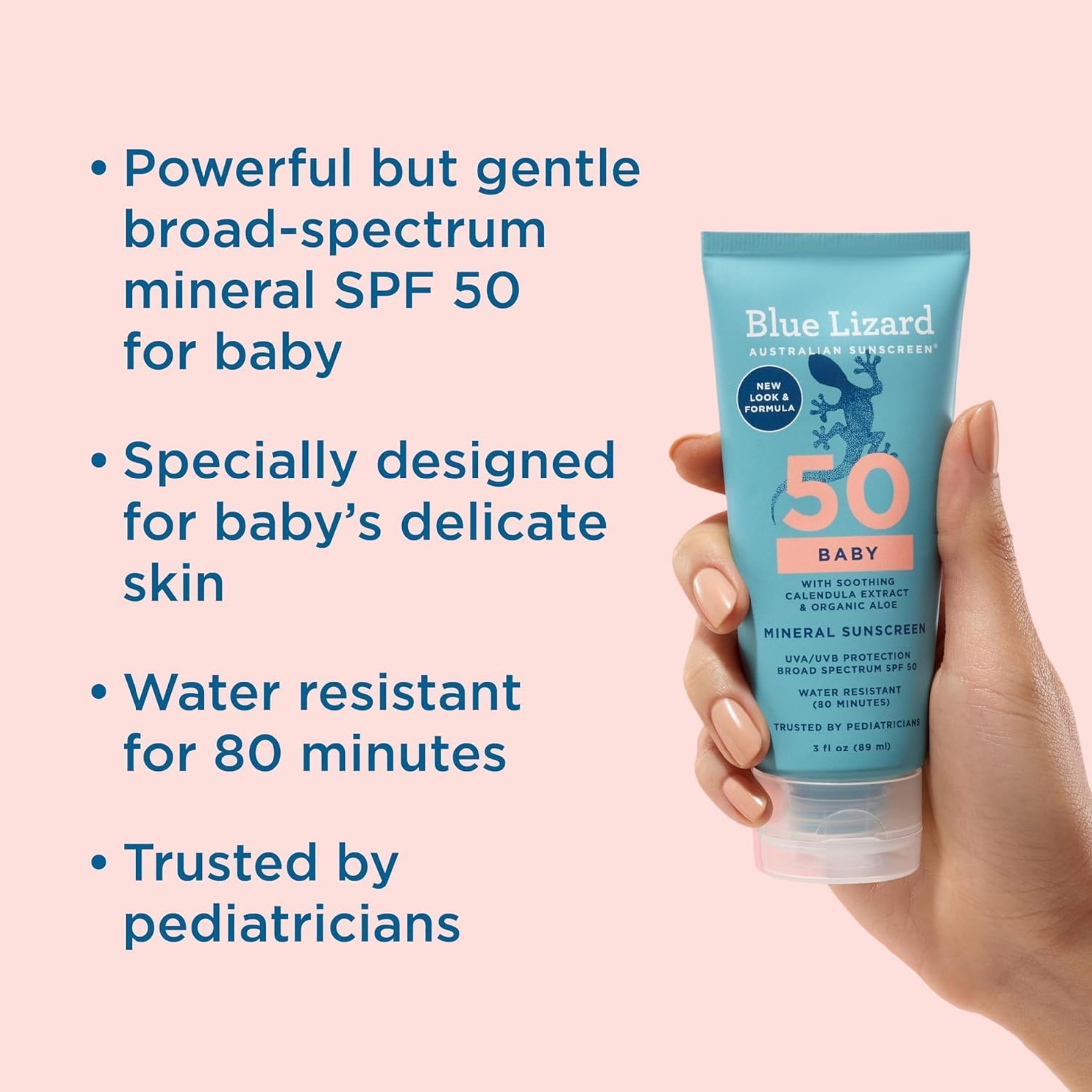 Blue Lizard Baby Australian Sunscreen SPF 50+ - 3 Fl Oz