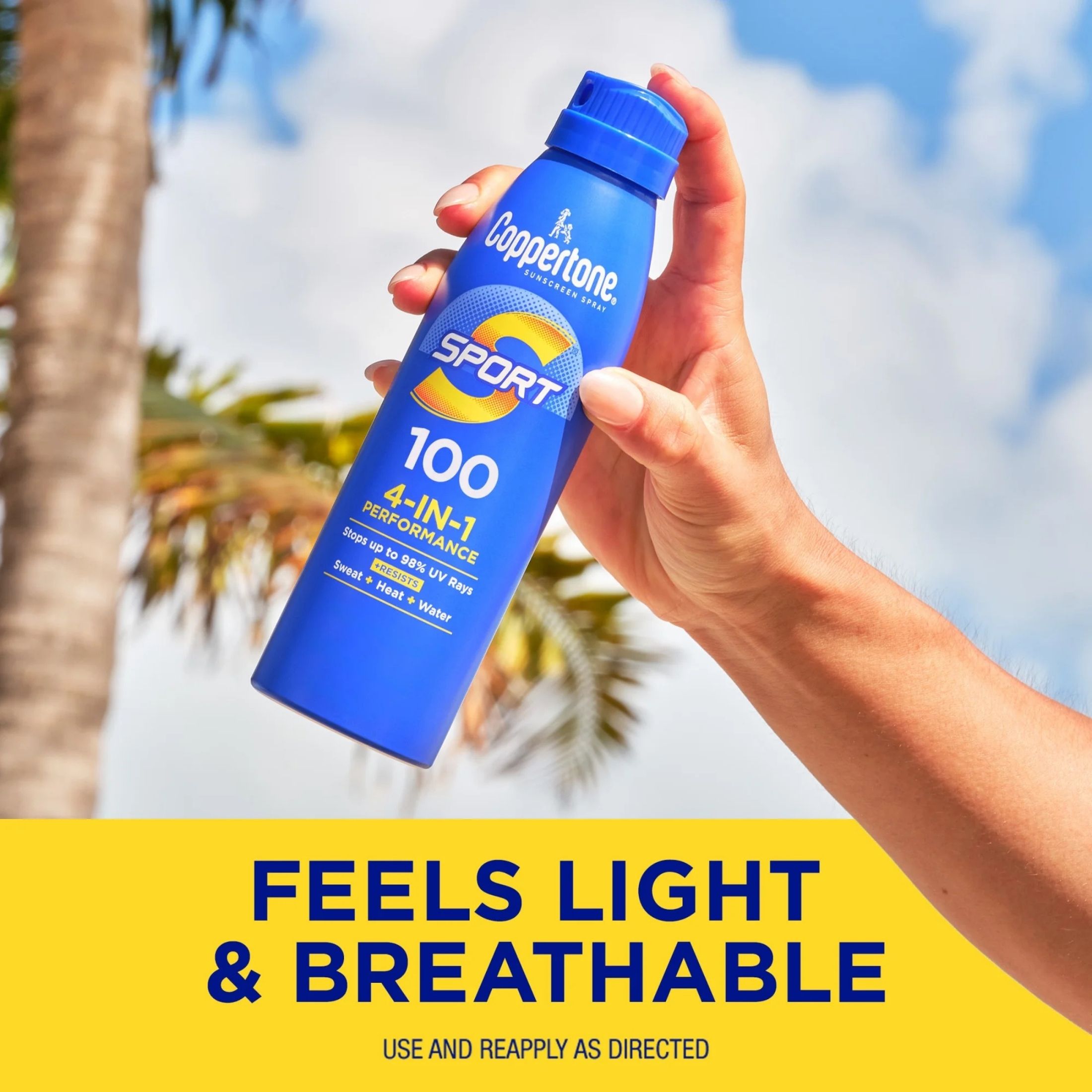Coppertone Sport Sunscreen Spray SPF 100