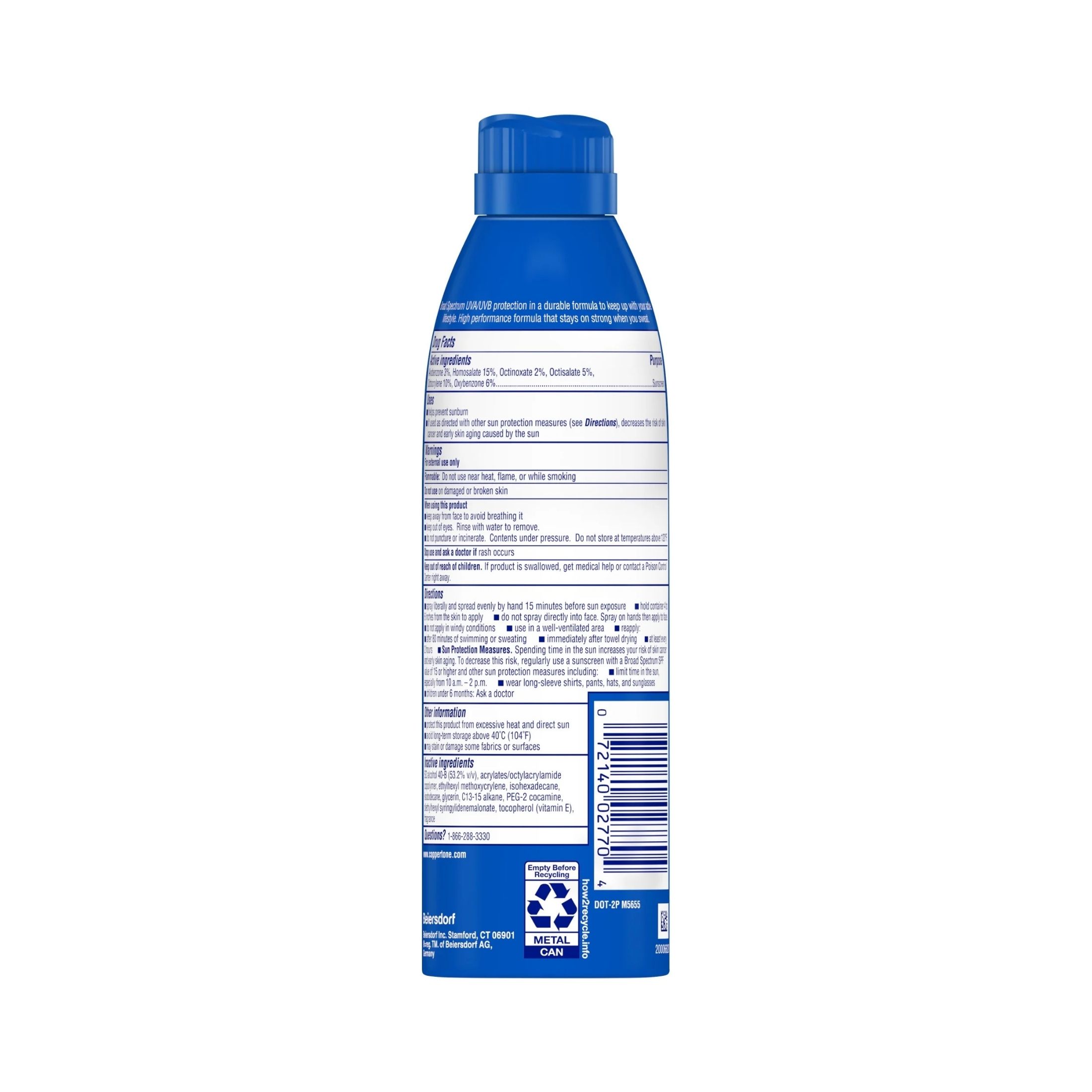 Coppertone Sport Sunscreen Spray SPF 100