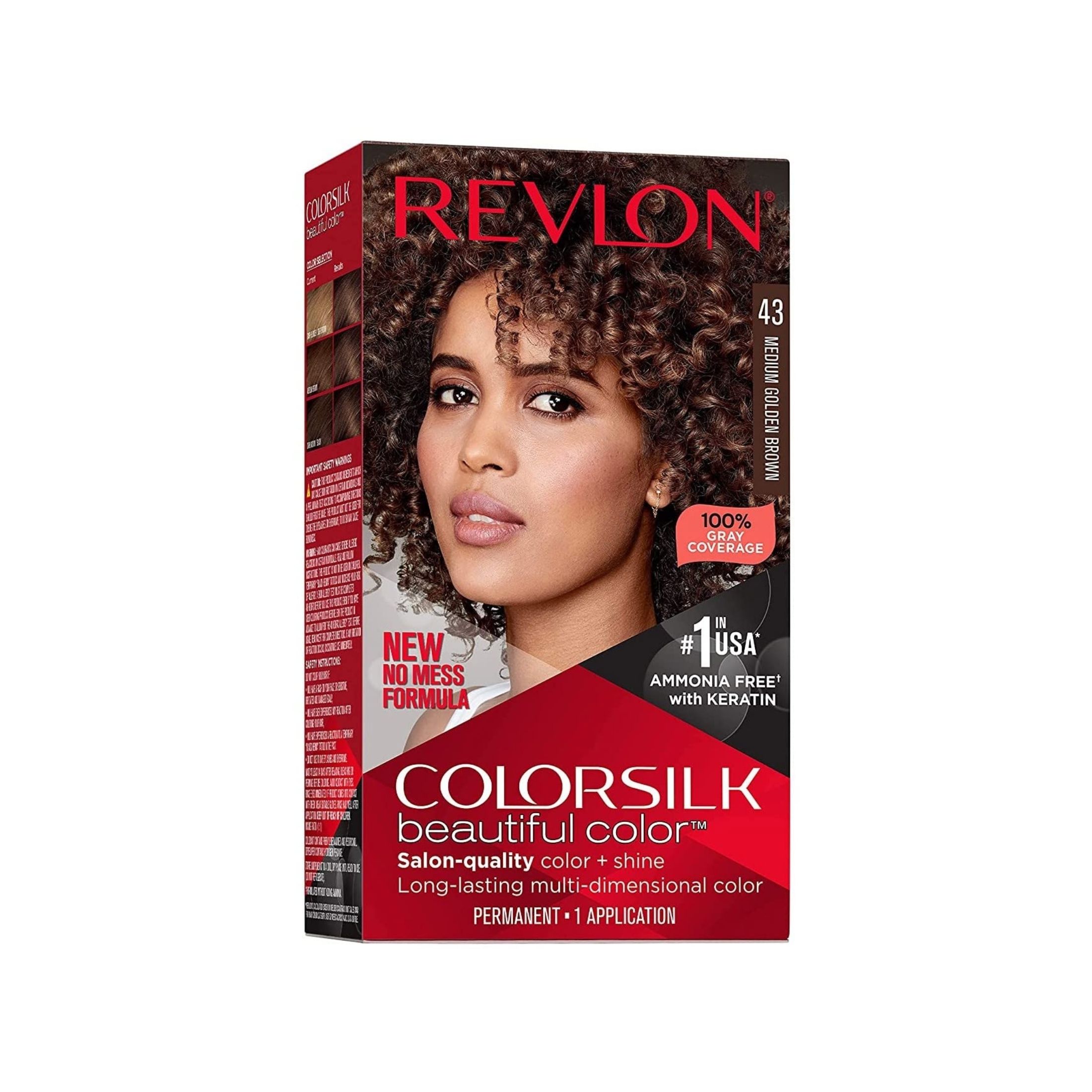 Revlon Colorsilk Permanent Hair Color - Medium Golden Brown