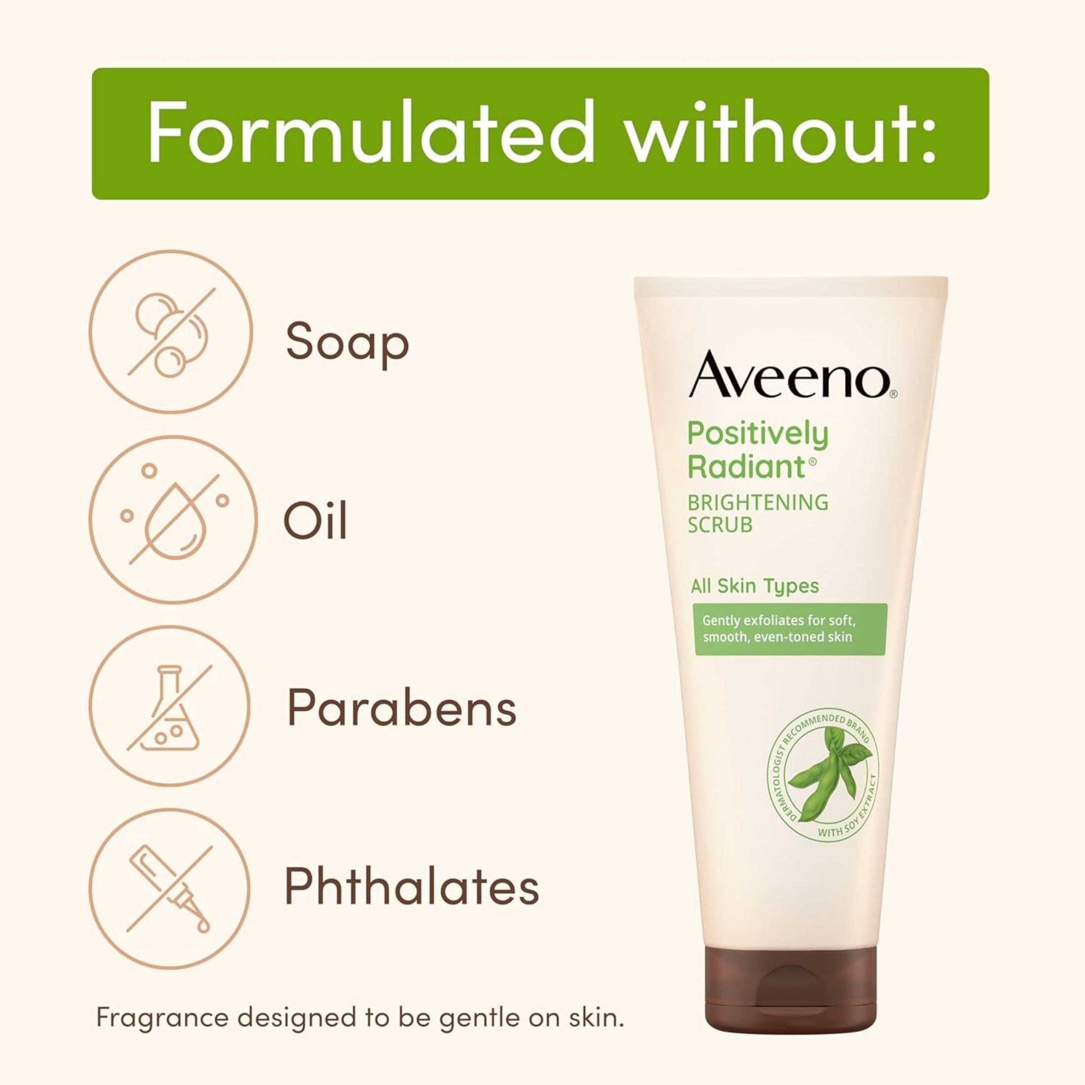 Aveeno Positively Radiant Skin Brightening Daily Face Scrub