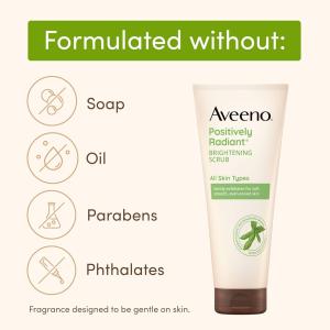 Aveeno Positively Radiant Skin Brightening Daily Face Scrub