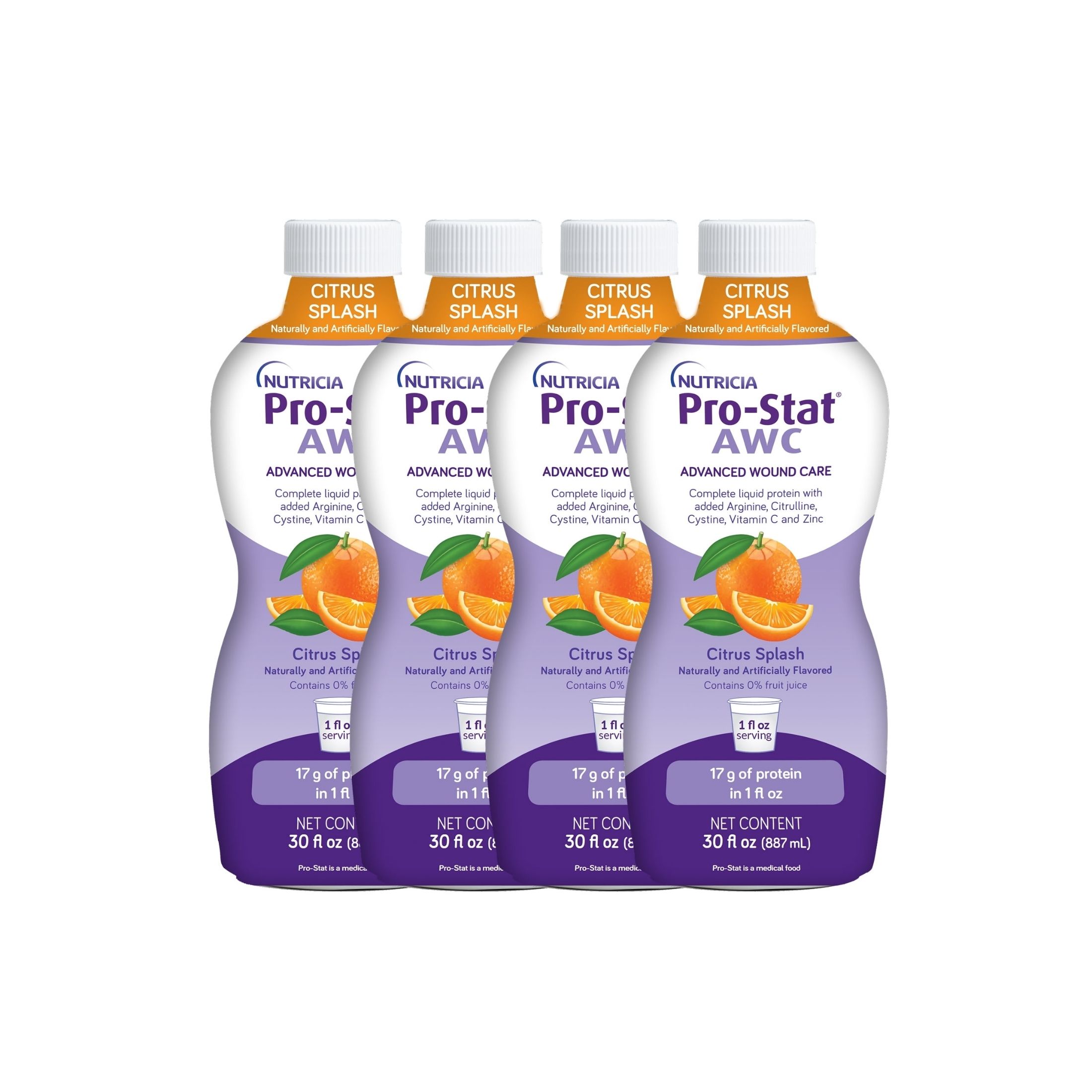 Medical Nutrition Protein Supplement Pro-Stat Sugar Free AWC Citrus Splash 30 Oz