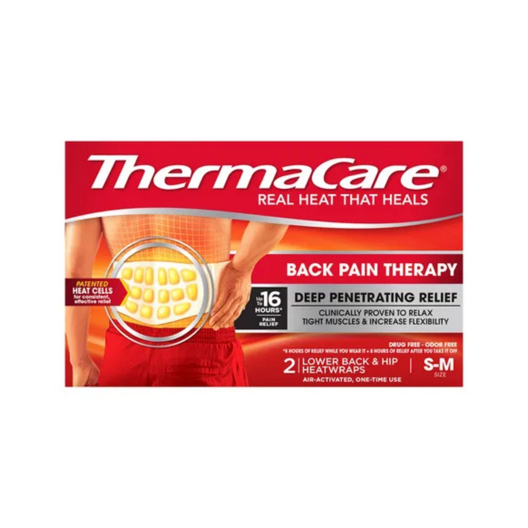 Thermacare Back Pain Therapy, S-M Size