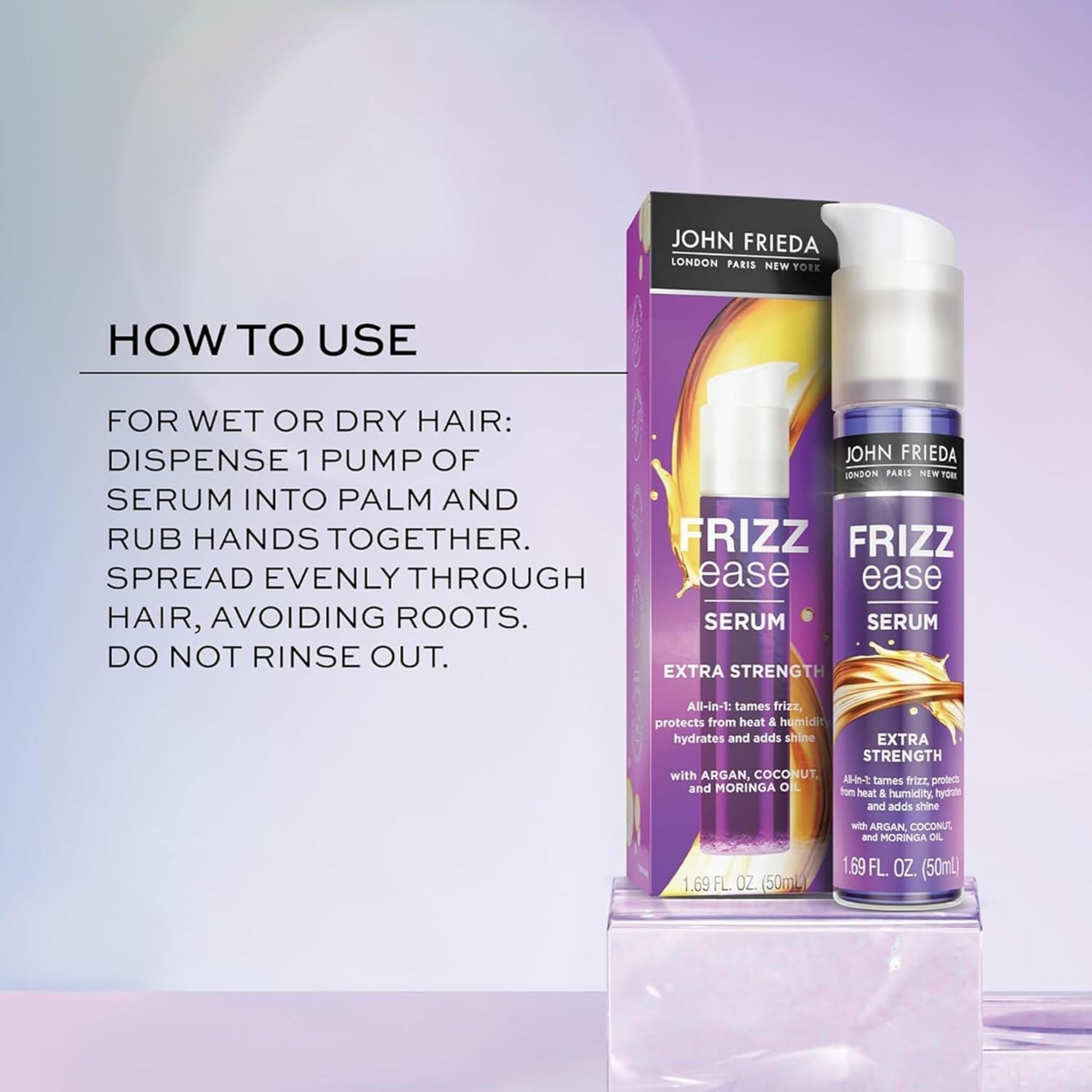 John Frieda Frizz Ease Hair Serum - Extra Strength, 1.69 Fl Oz