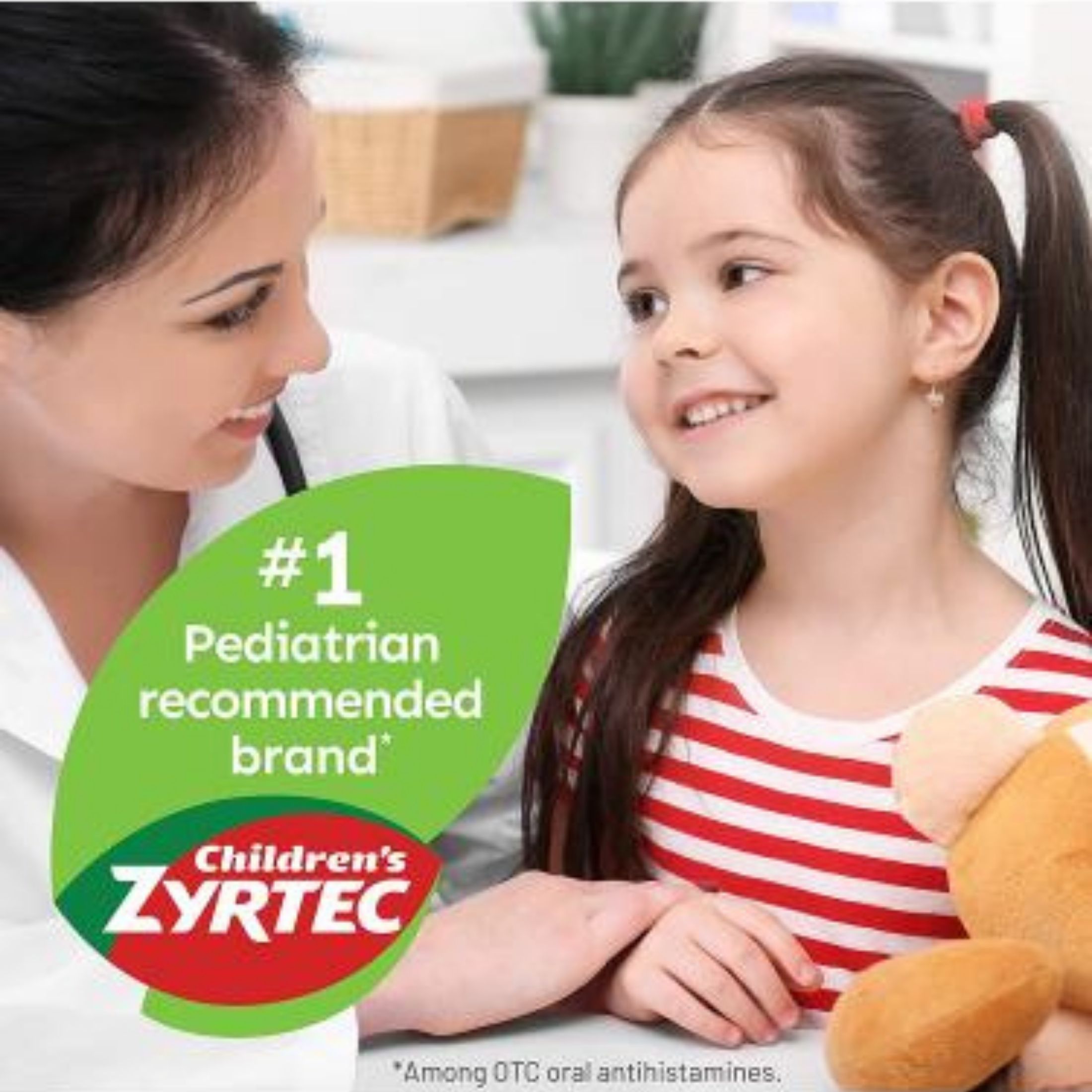 Zyrtec Children's 24 Hour Allergy Relief Dissolve Tabs Cetirizine HCl Citrus Flavor