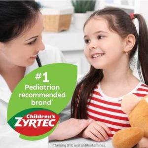 Zyrtec Children's 24 Hour Allergy Relief Dissolve Tabs Cetirizine HCl Citrus Flavor