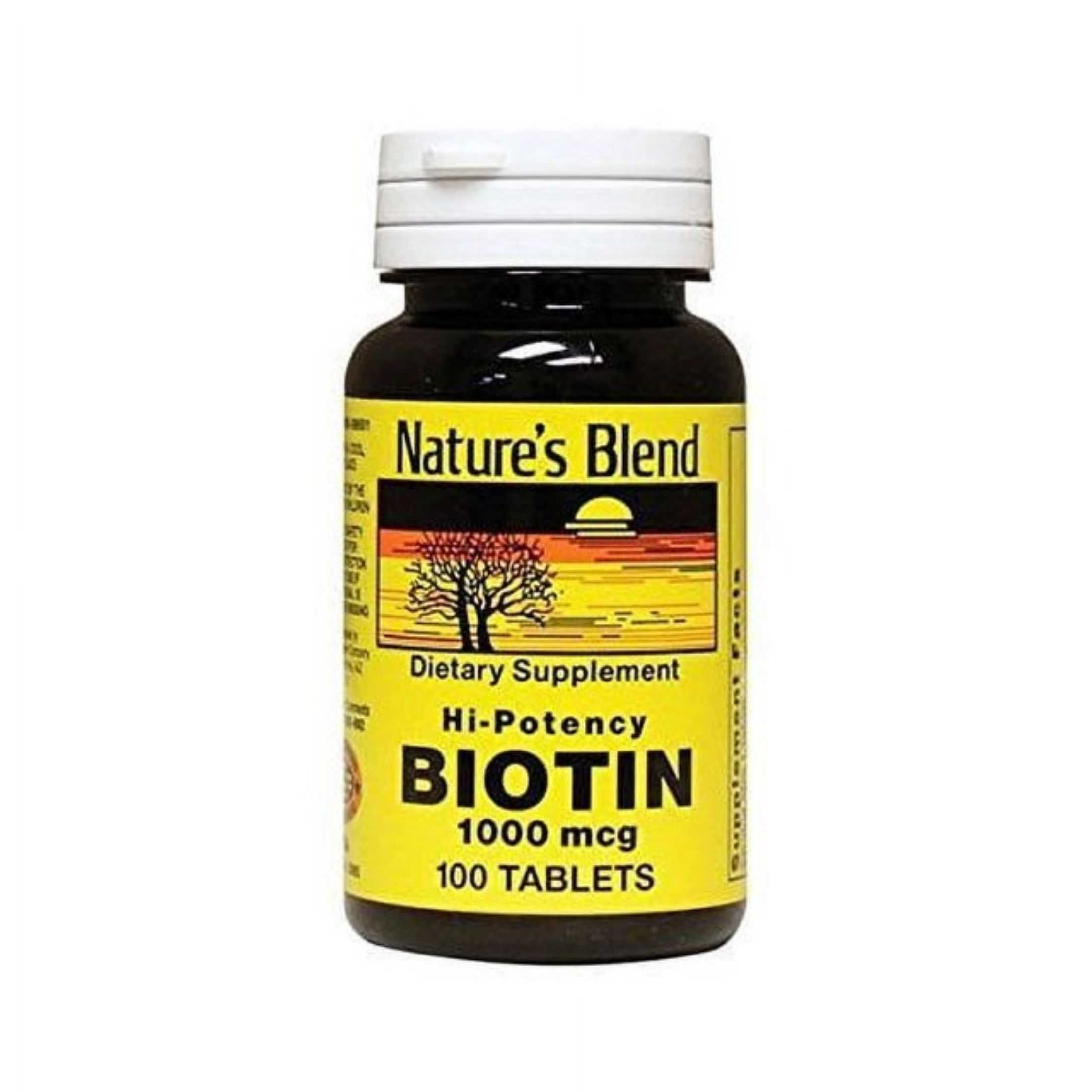 Nature's Blend S Hi-Potency Biotin Tablets 1000 Mcg